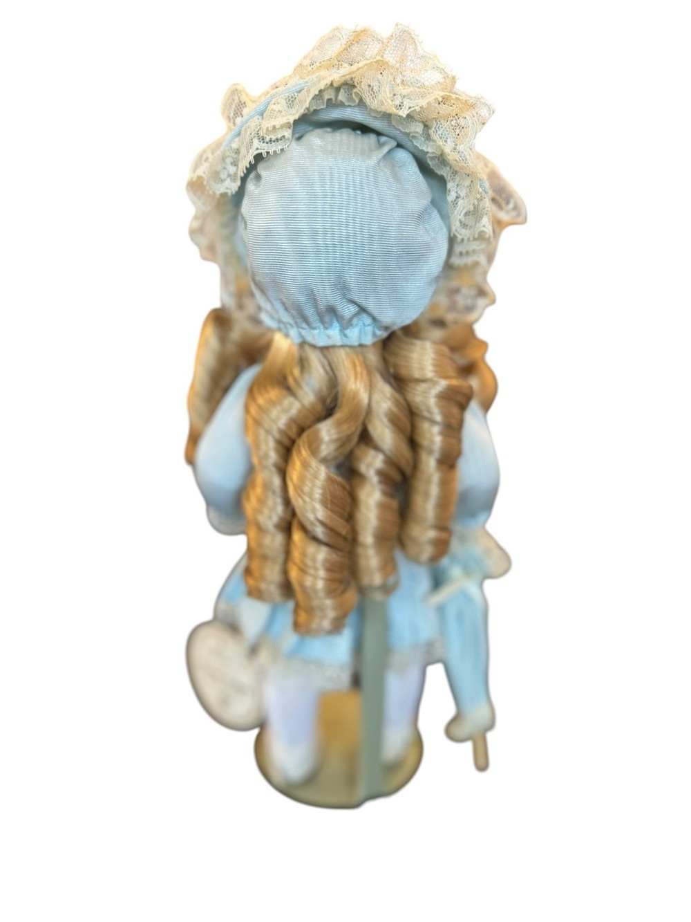 Limited Edition Alberon Zoe Porcelain Collectible Doll in Pale Blue Lace Outfit - Picture 5 of 16